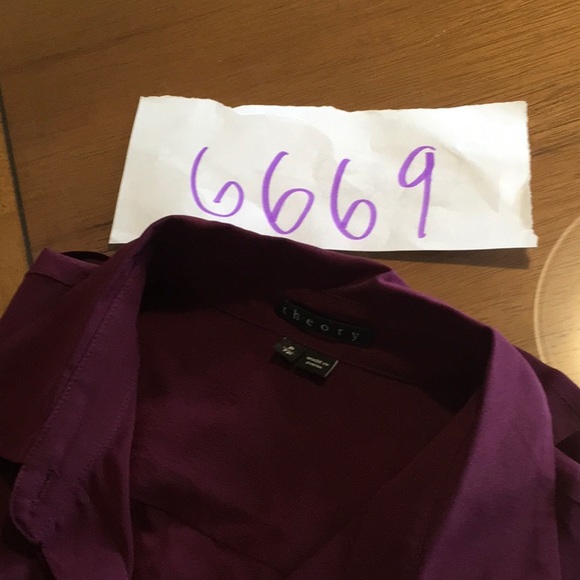 Theory sheer button down - Picture 6 of 6